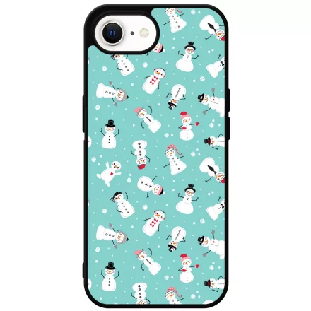 Cuki hóember mintás - Téli mintás iPhone 16e tok