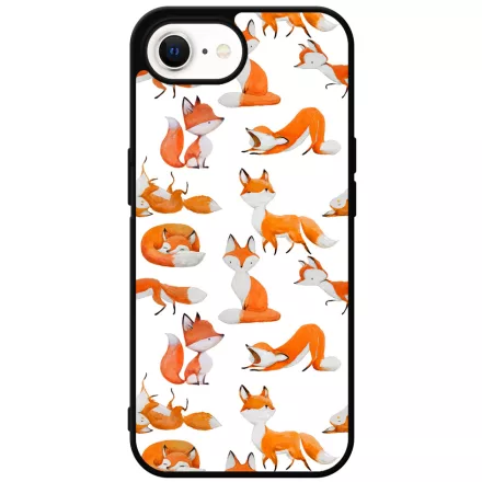 Rajzolt Róka mintás iPhone 16e tok