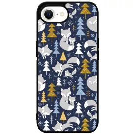 Tündéri Karácsonyi róka mintás iPhone 16e tok