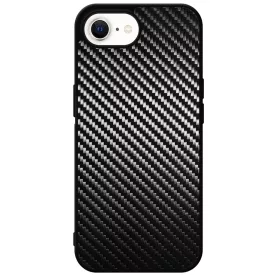 Ezüst karbon fiber mintás iPhone 16e tok