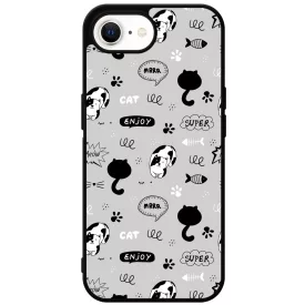 Mrrr Cuki Cica mintás iPhone 16e tok