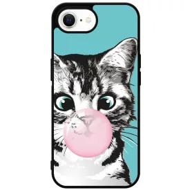 Bubble Cat - cica mintás iPhone 16e tok