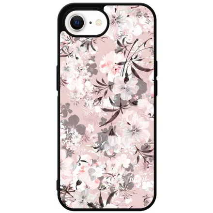 Puderpink tavaszi viragos iPhone 16e tok