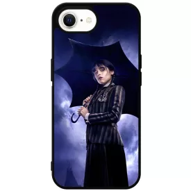 Wednesday és az esernyő iPhone 16e tok