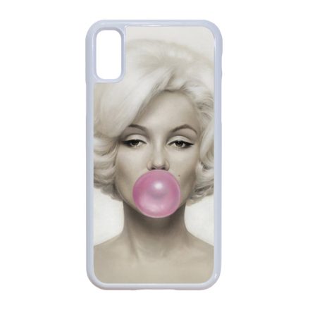 Marilyn Monroe iPhone X fehér tok
