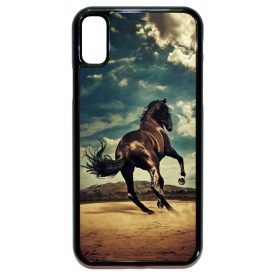 lovas ló mustang mustangos iPhone X fekete tok