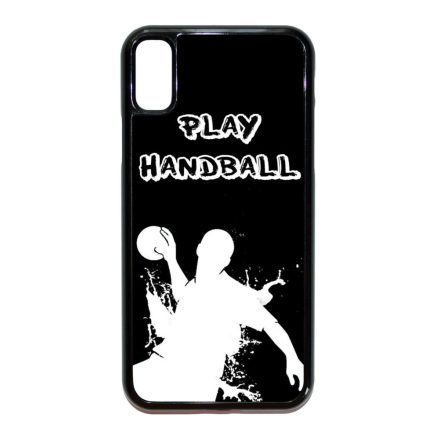 kézilabda kézilabdás kézizz handball iPhone X fekete tok