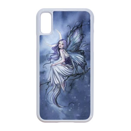 tündér kelta tündéres celtic fairy fantasy iPhone X fehér tok