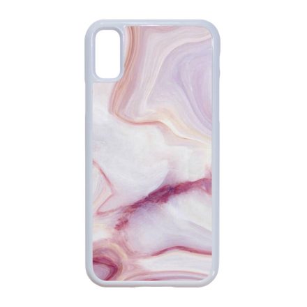 márvány márványos marble csajos iPhone X fehér tok