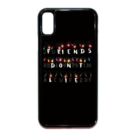 Friends dont lie - stranger things iPhone X fekete tok