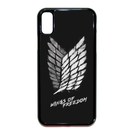 Wings of freedom Attack on titan aot iPhone X fekete tok