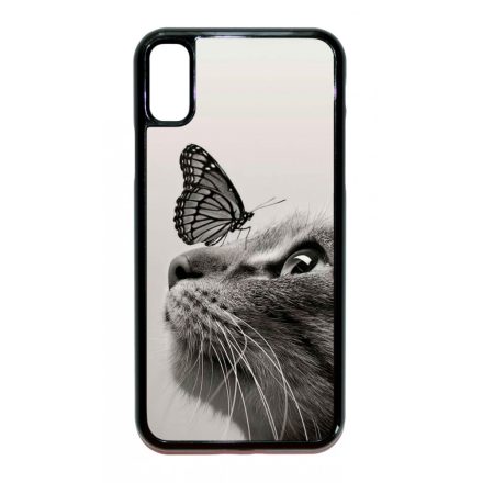 Cica és Pillangó - macskás iPhone X-Xs tok