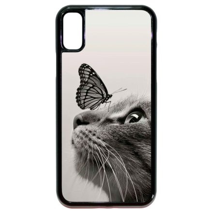 Cica és Pillangó - macskás iPhone X-Xs tok