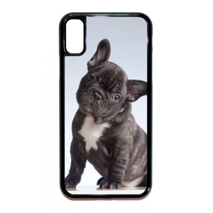 Tündéri Francia bulldog iPhone X-Xs tok