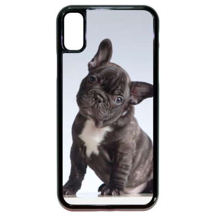 Tündéri Francia bulldog iPhone X-Xs tok