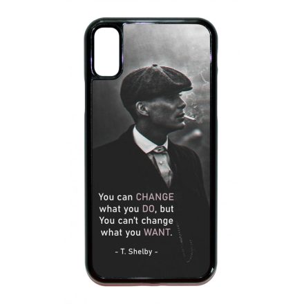 Tommy Shelby Change idezet peaky blinders iPhone X/Xs tok