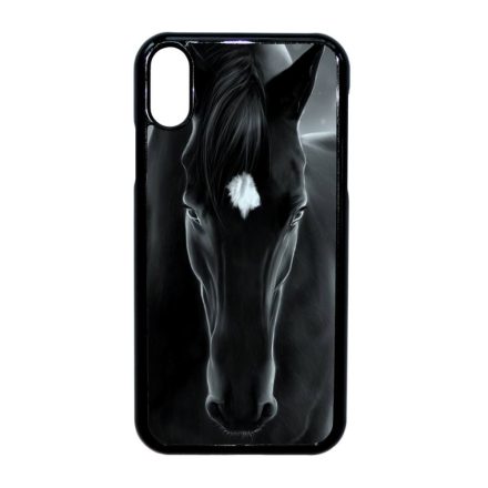 lovas fekete ló iPhone Xr fekete tok