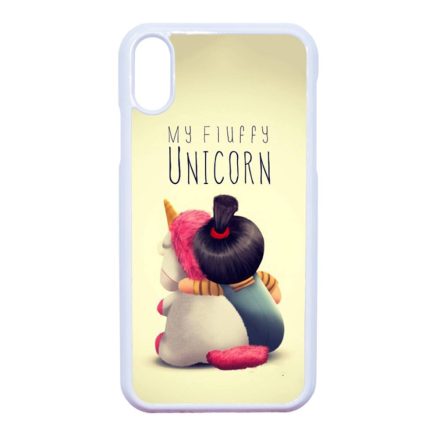 agnes unikornis gru my fluffy unicorn iPhone Xr fehér tok