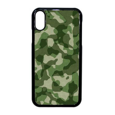terepszin camouflage kamuflázs iPhone Xr fekete tok