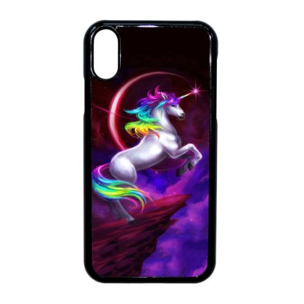 unicorn unikornis fantasy csajos iPhone Xr fekete tok