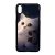 cica cicás macska macskás panda pandás iPhone Xs Max fekete tok