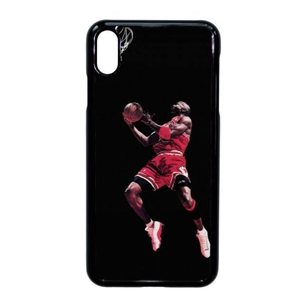 Michael Jordan kosaras kosárlabdás nba iPhone Xs Max fekete tok