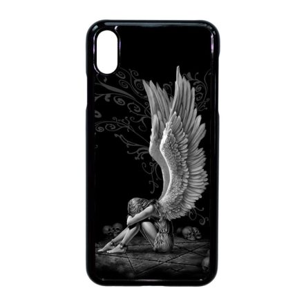 angyal angyalos fekete bukott iPhone Xs Max fekete tok