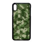 terepszin camouflage kamuflázs iPhone Xs Max fekete tok