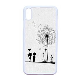 szerelem szerelmes pitypang iPhone Xs Max fehér tok