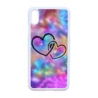 szerelem szerelmes szíves szivecskés hipster iPhone Xs Max fekete tok