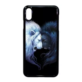 oroszlán napom csillagom yin yang szerelem love iPhone Xs Max fekete tok