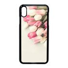 virágos tulipános tavaszi iPhone Xs Max fehér tok