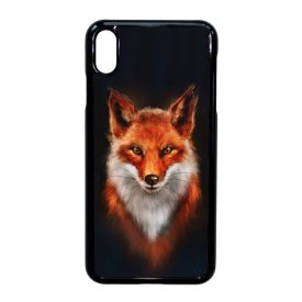 róka rókás fox iPhone Xs Max fekete tok