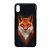 róka rókás fox iPhone Xs Max fekete tok
