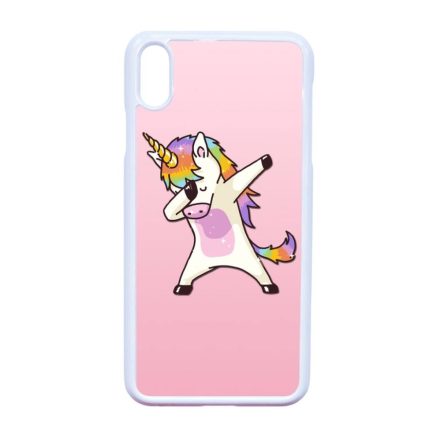 unicorn unikornis fantasy csajos iPhone Xs Max fehér tok
