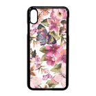 pillangós lepkés virág mintás iPhone Xs Max fehér tok