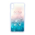 virágos tavaszi art iPhone Xs Max fehér tok