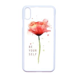 pitypangos be yourself virágos tavaszi iPhone Xs Max fehér tok