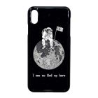 I see no God up here - űrhajós space iPhone Xs Max fekete tok