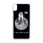 I see no God up here - űrhajós space iPhone Xs Max fekete tok