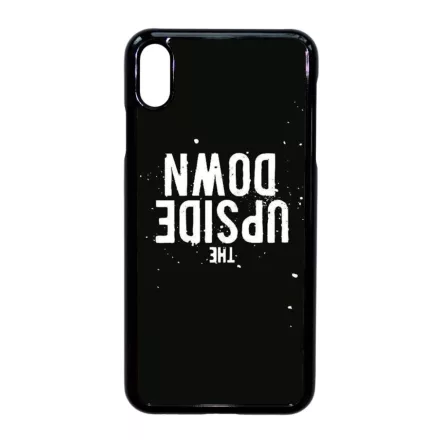 The Upside Down - Stranger Things iPhone Xs Max fekete tok