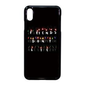 Friends dont lie - stranger things iPhone Xs Max fekete tok