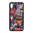 Stranger things matricabomba stickerbomb iPhone Xs Max fekete tok