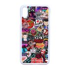 Stranger things matricabomba stickerbomb iPhone Xs Max fekete tok