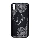 Kérd a neveddel - Matyó magyar mintás hungarian folk iPhone Xs Max fekete tok