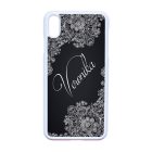 Kérd a neveddel - Matyó magyar mintás hungarian folk iPhone Xs Max fekete tok