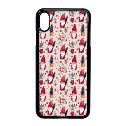 Xmas Gnomes - karácsonyi törp iPhone Xs Max fekete tok