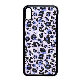 Purple Leopard Wild Beauty Csajos Allat mintas iPhone Xs Max tok
