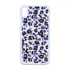 Purple Leopard Wild Beauty Csajos Allat mintas iPhone Xs Max tok