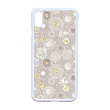 Csodaszép Aranyló téli mintás iPhone Xs Max tok